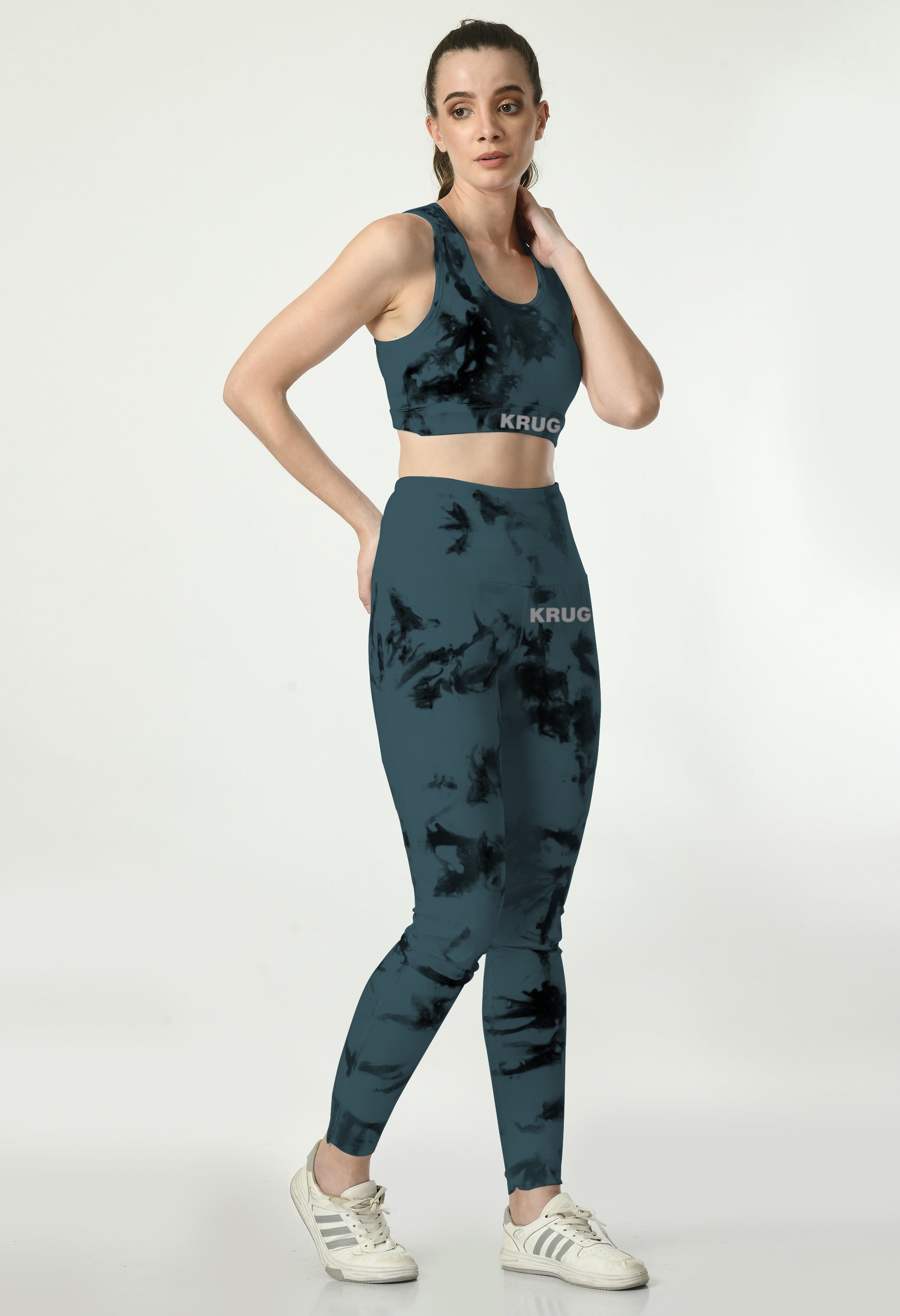 Seaside Serenity Tie-Dye Co-Ord Set For Women