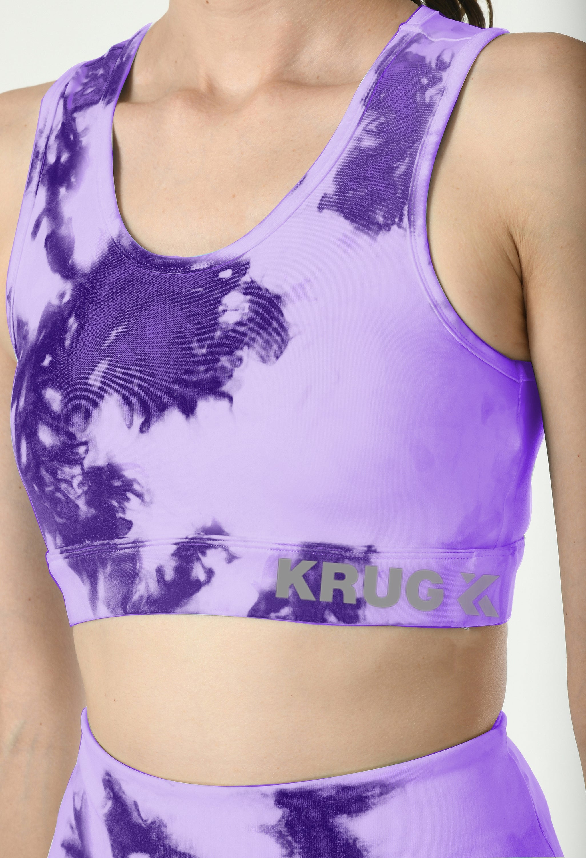 Lavender Twilight Tie-Dye Co-Ord Set For Women