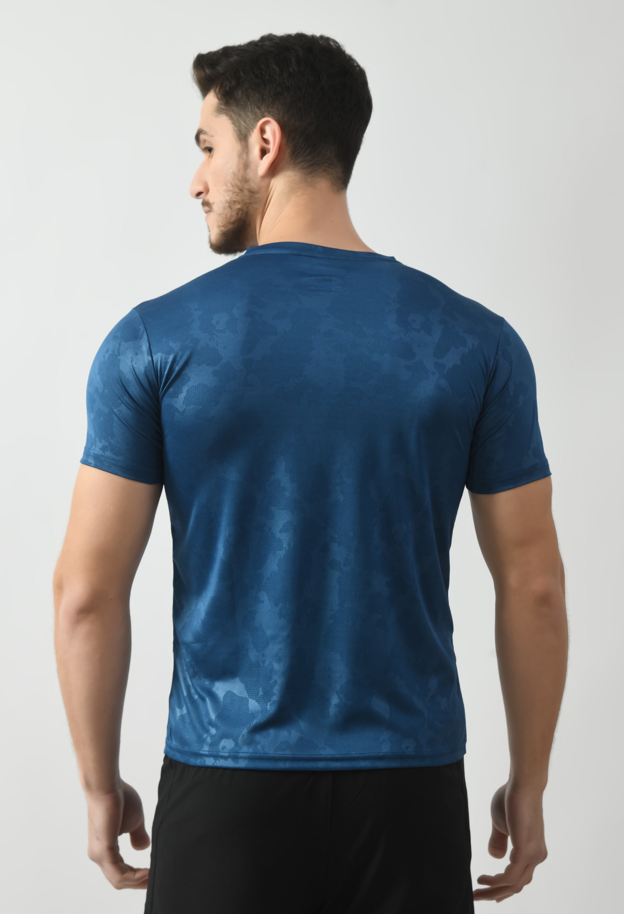 Teal Blue Gym T-Shirt for Men