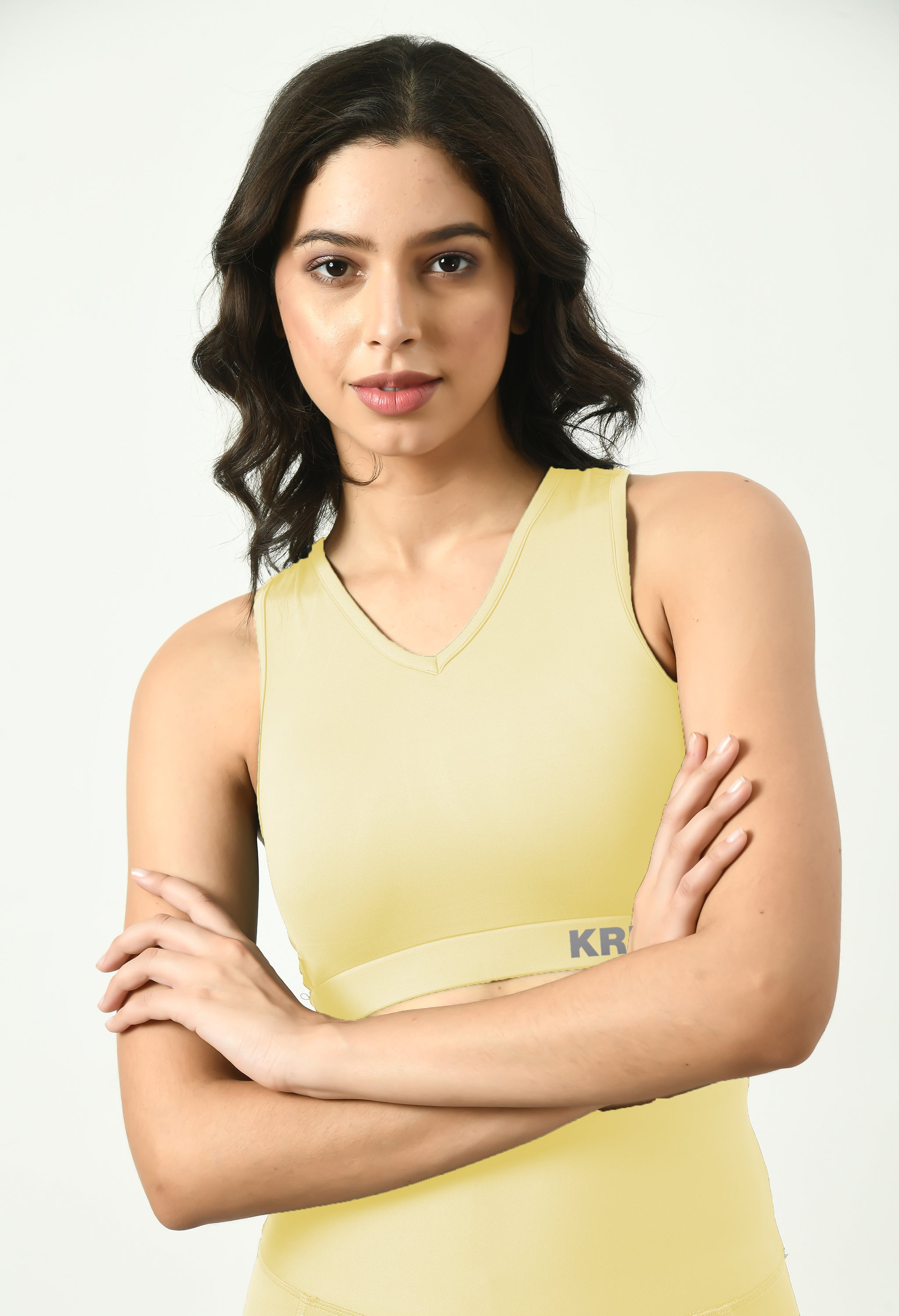 Dandelion Yellow Sports Bra For Women