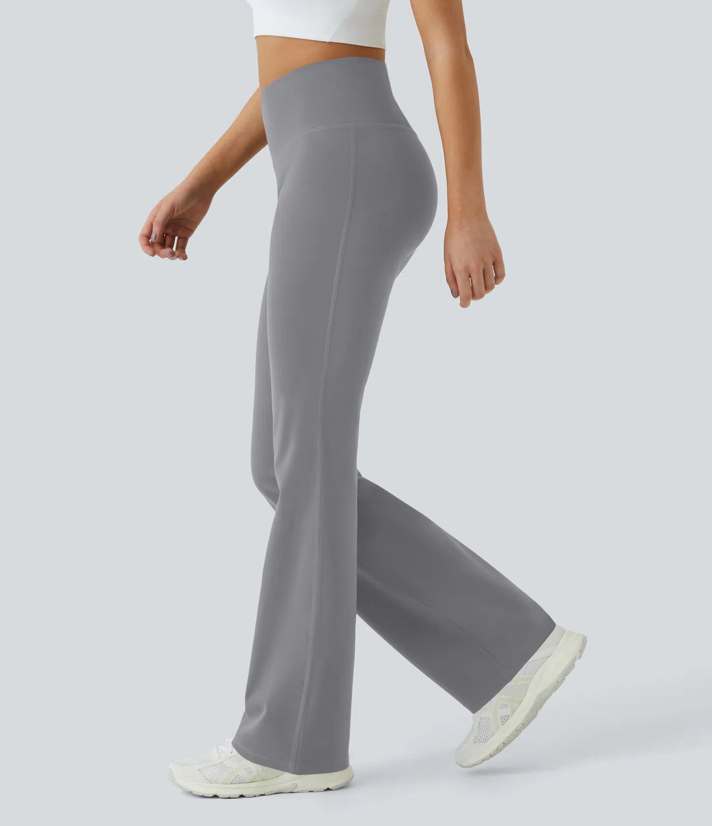 Grey Sports & Gym Bottom Wear for Women