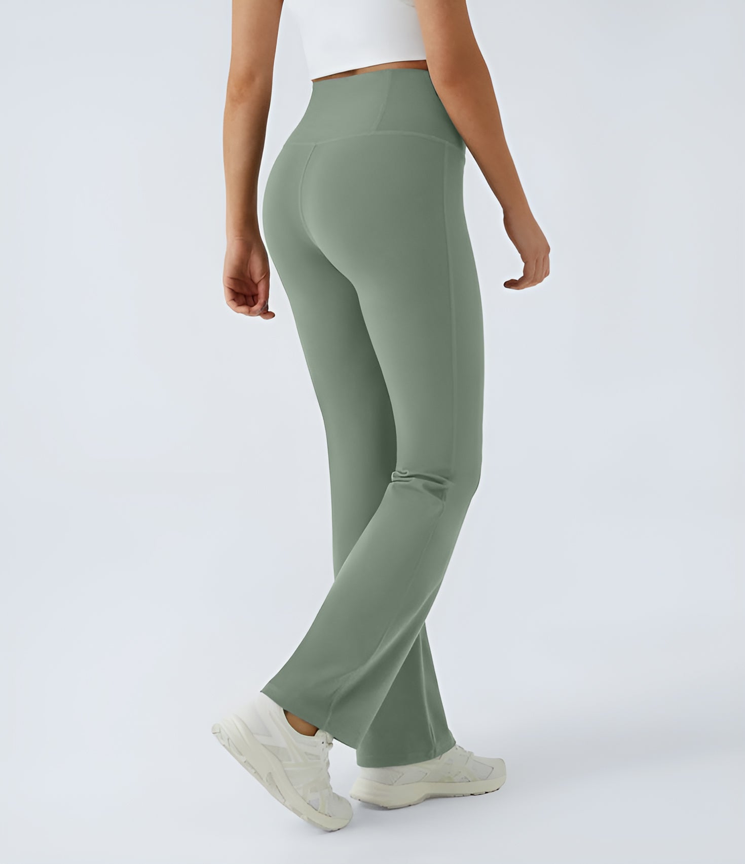 Basil Green Sports & Gym Bottom Wear for Women