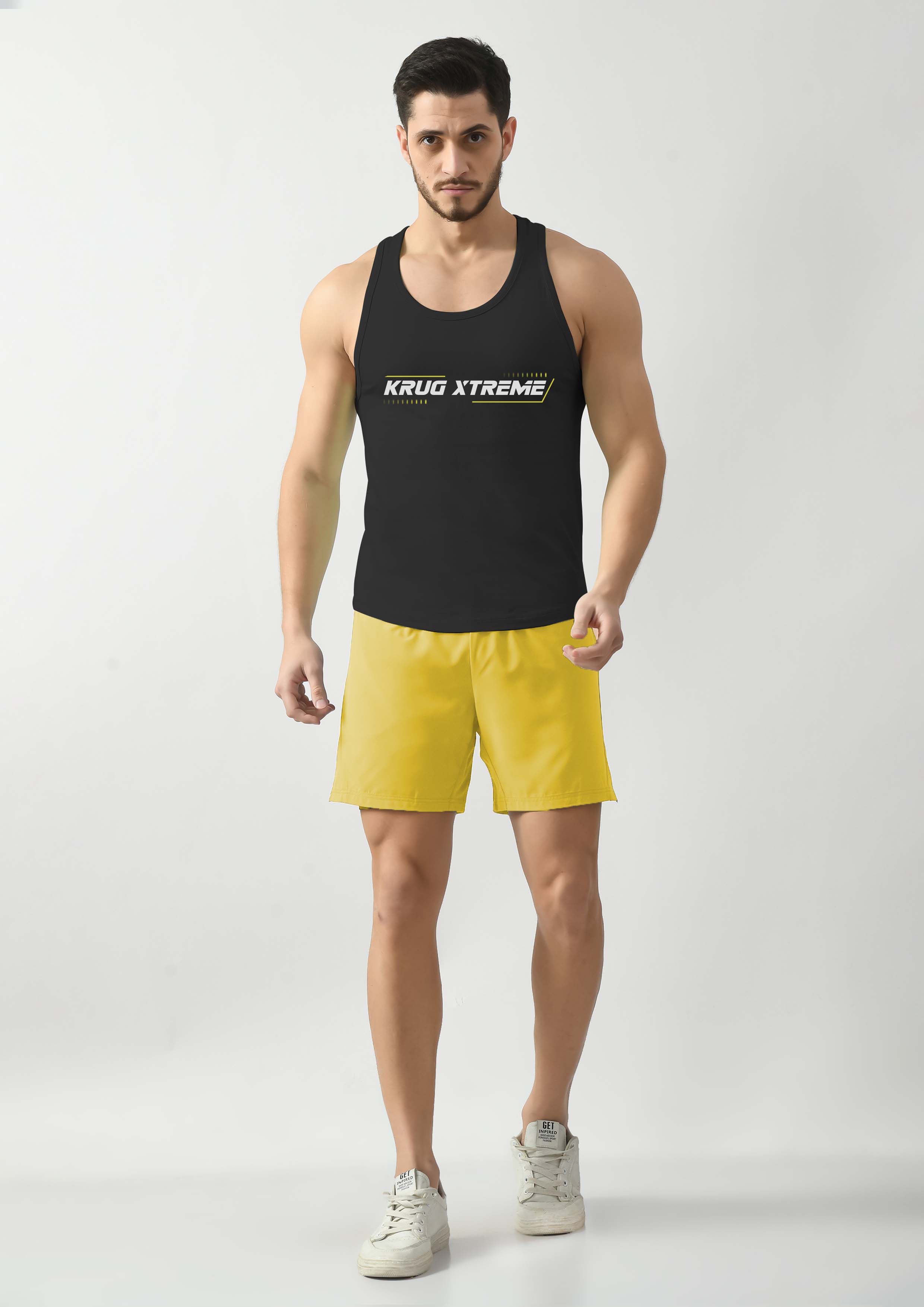 Midnight Black Wide Stringer For Mens