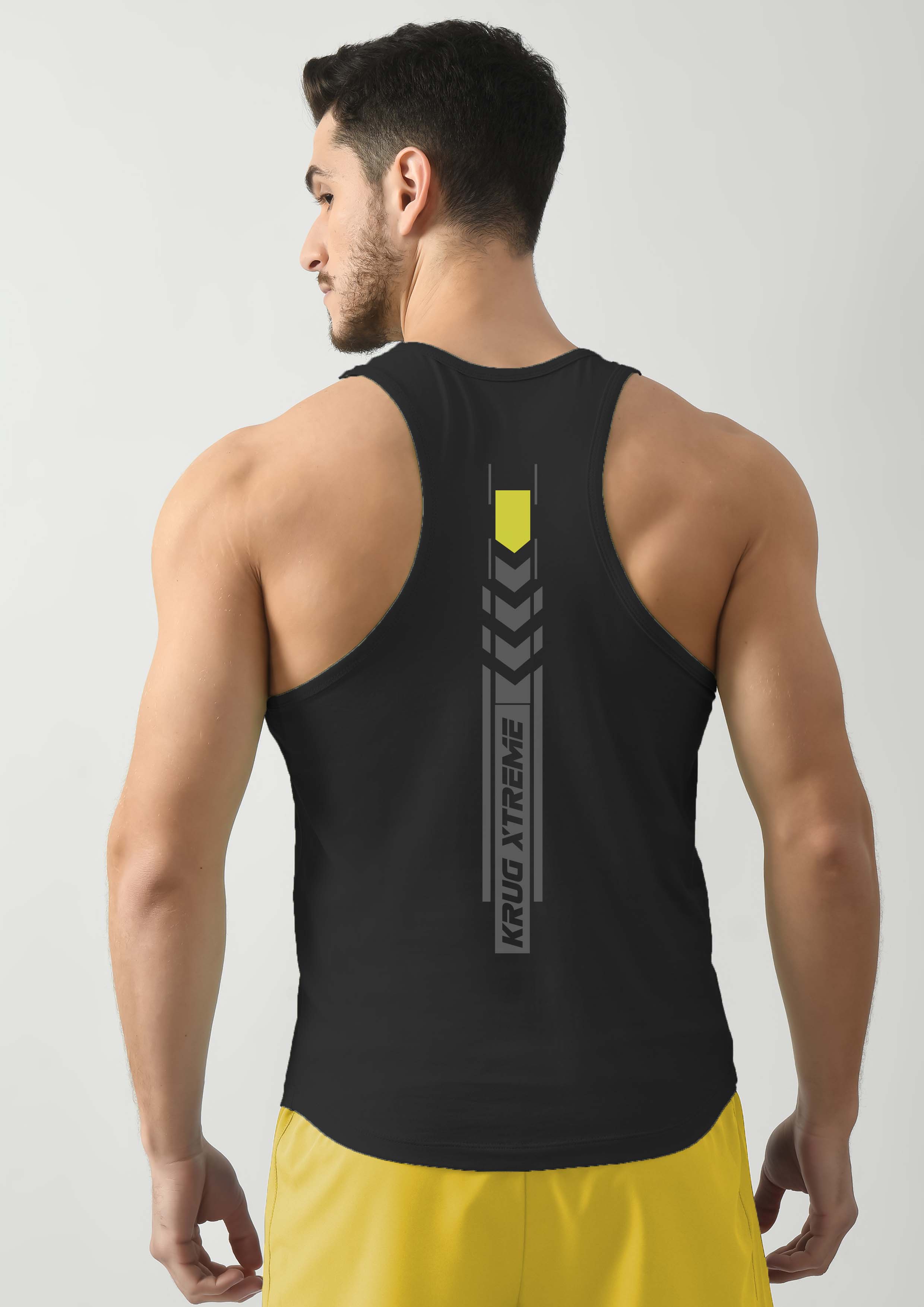 Midnight Black Wide Stringer For Mens