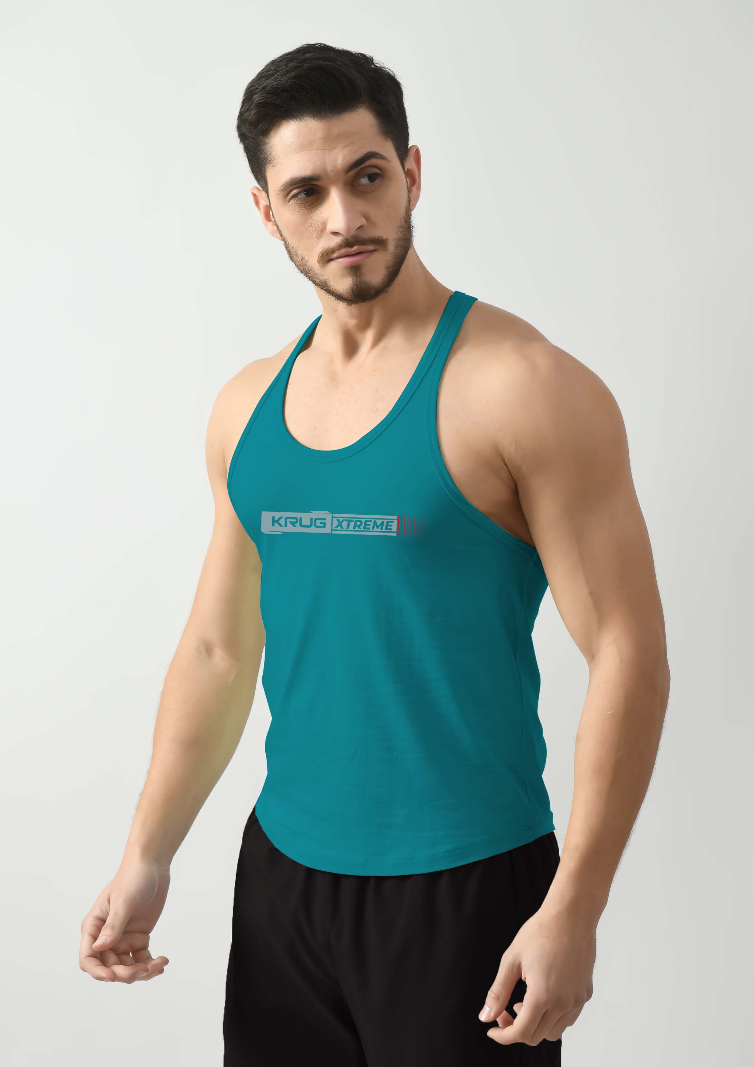 Cyan Green Stringers for Men
