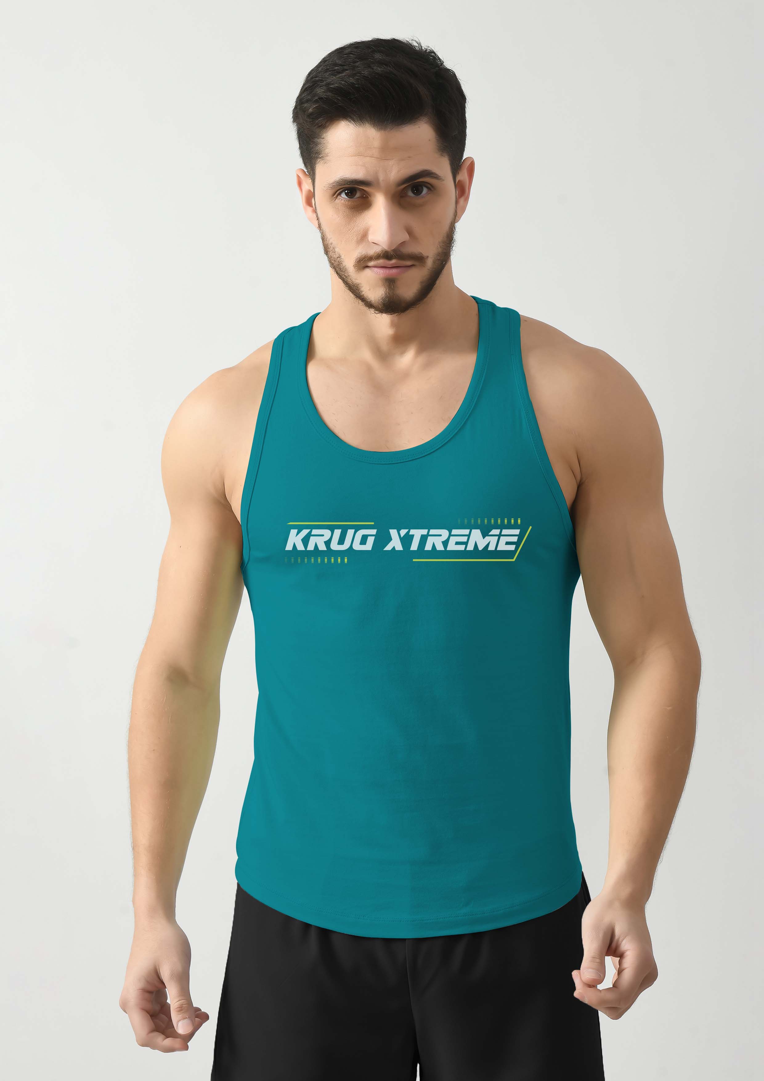 Cyan Green Wide Stringer For Mens