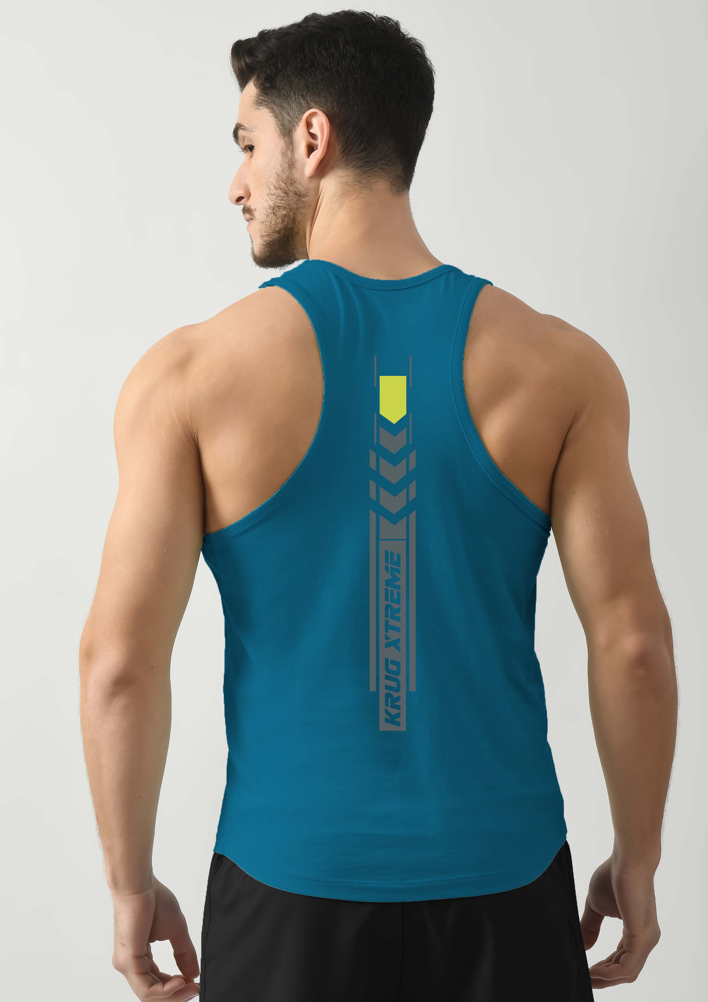Cyan Green Wide Stringer For Mens
