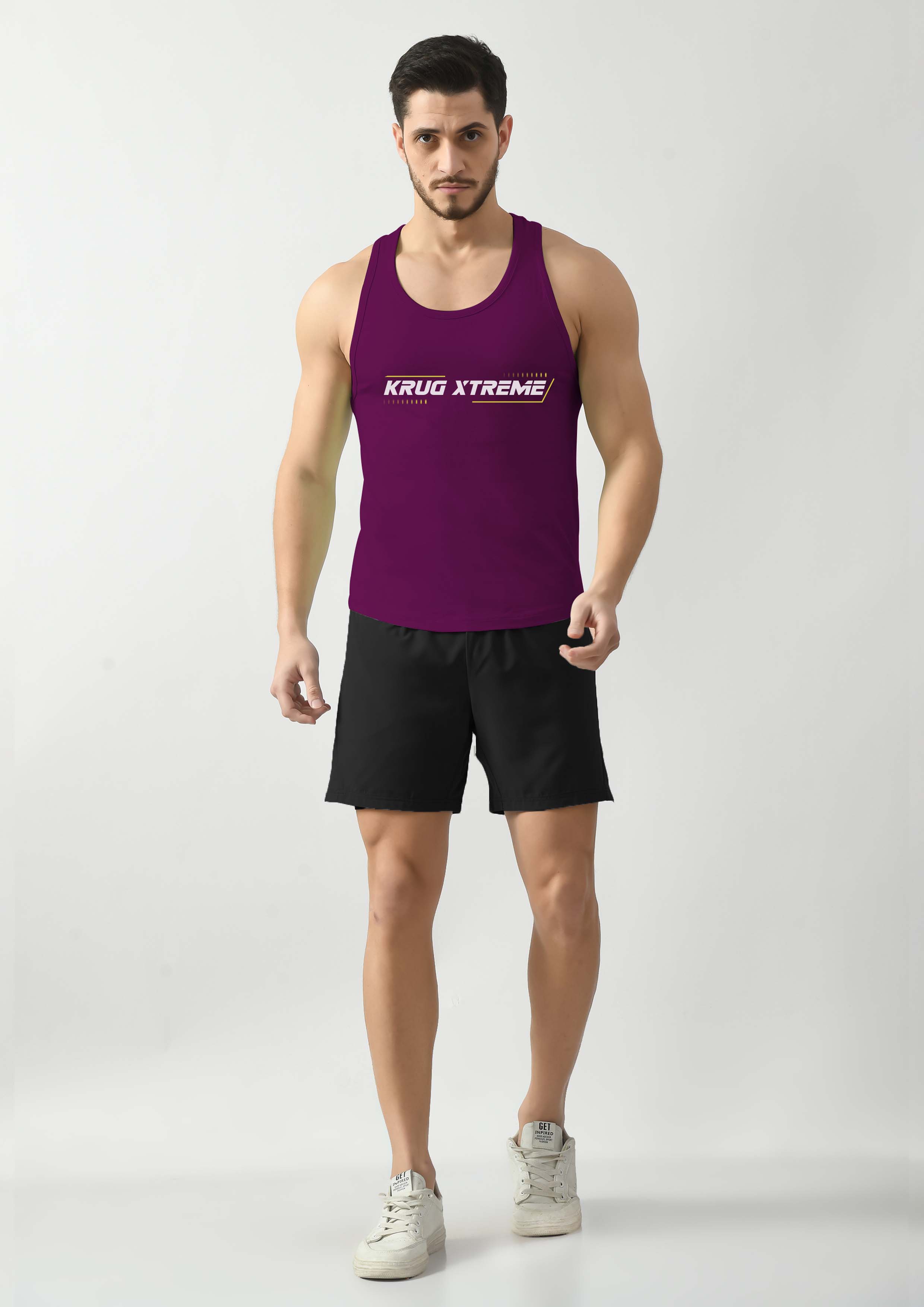 Grape Violet Wide Stringer For Men's