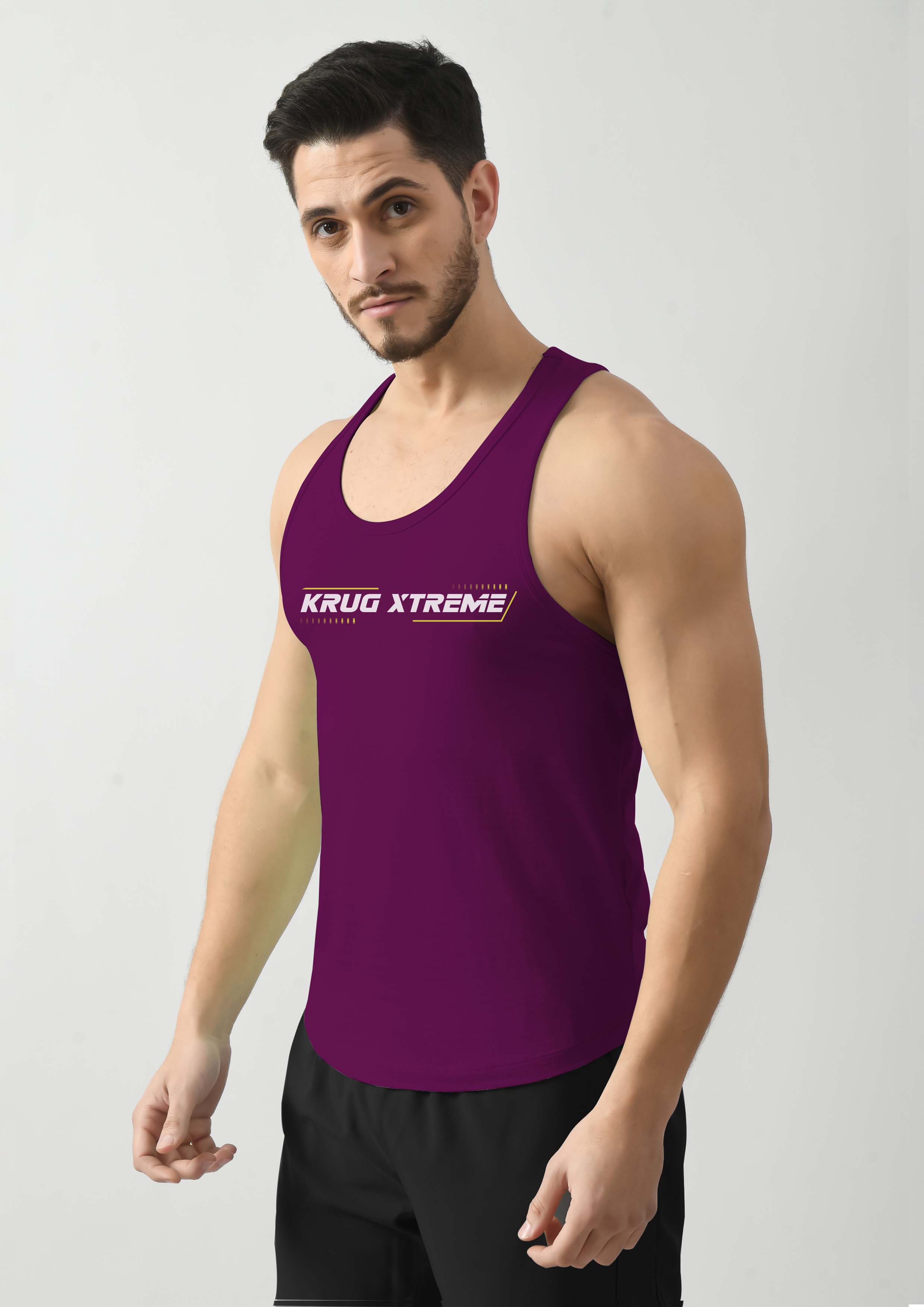 Grape Violet Wide Stringer For Men's