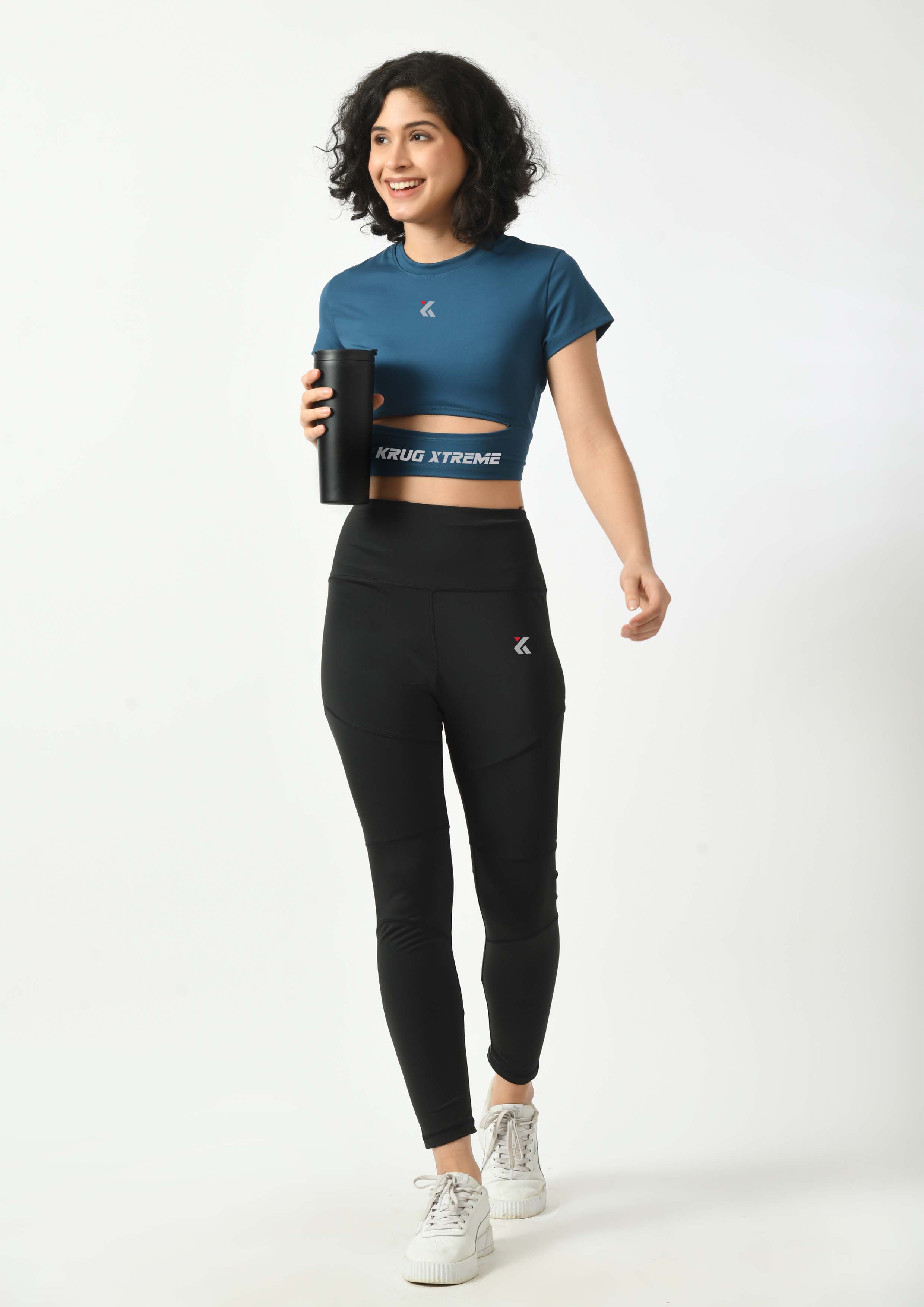 Sapphire Blue Gym Top for Women