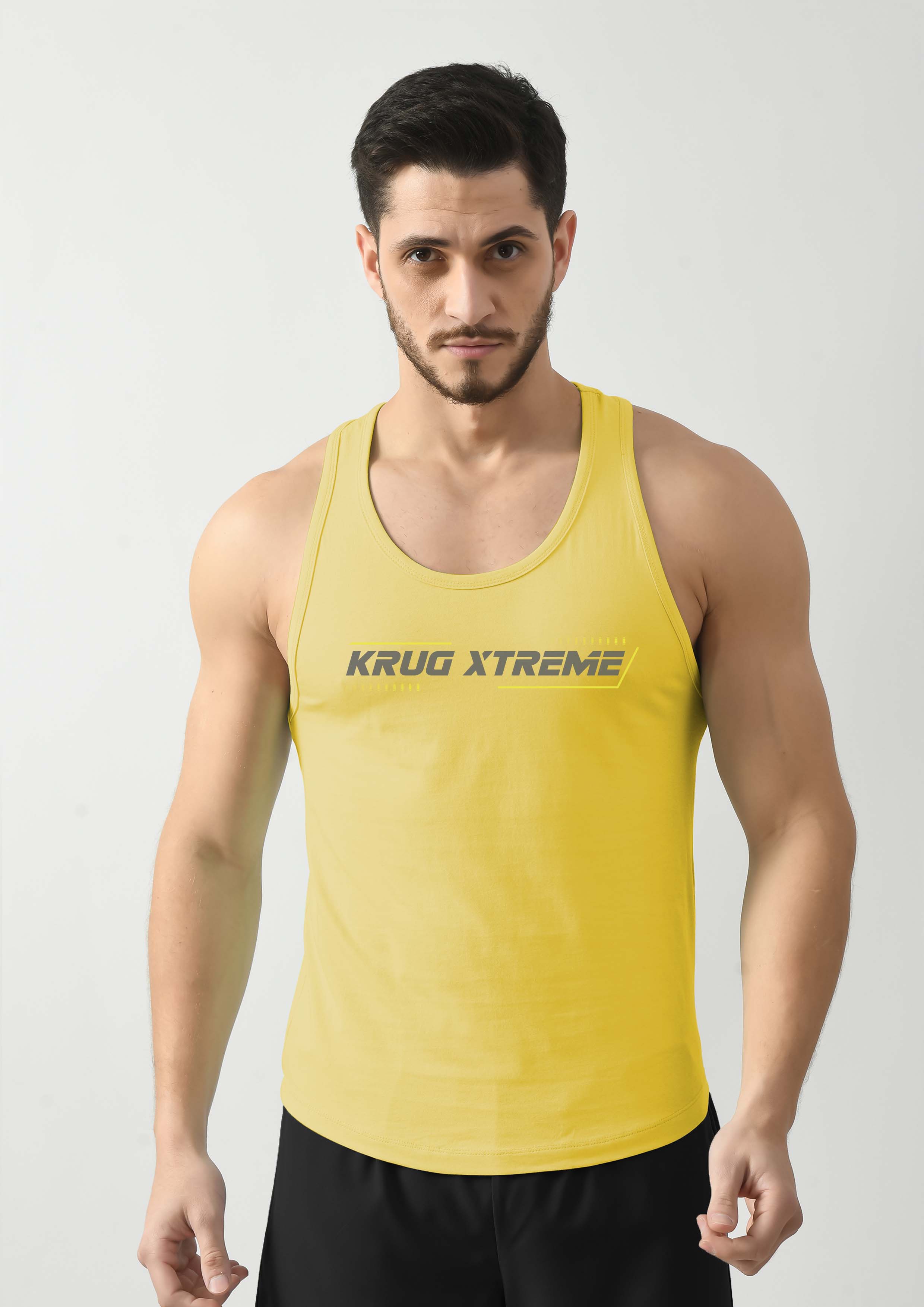 Canary Yellow Wide Stringer For Mens