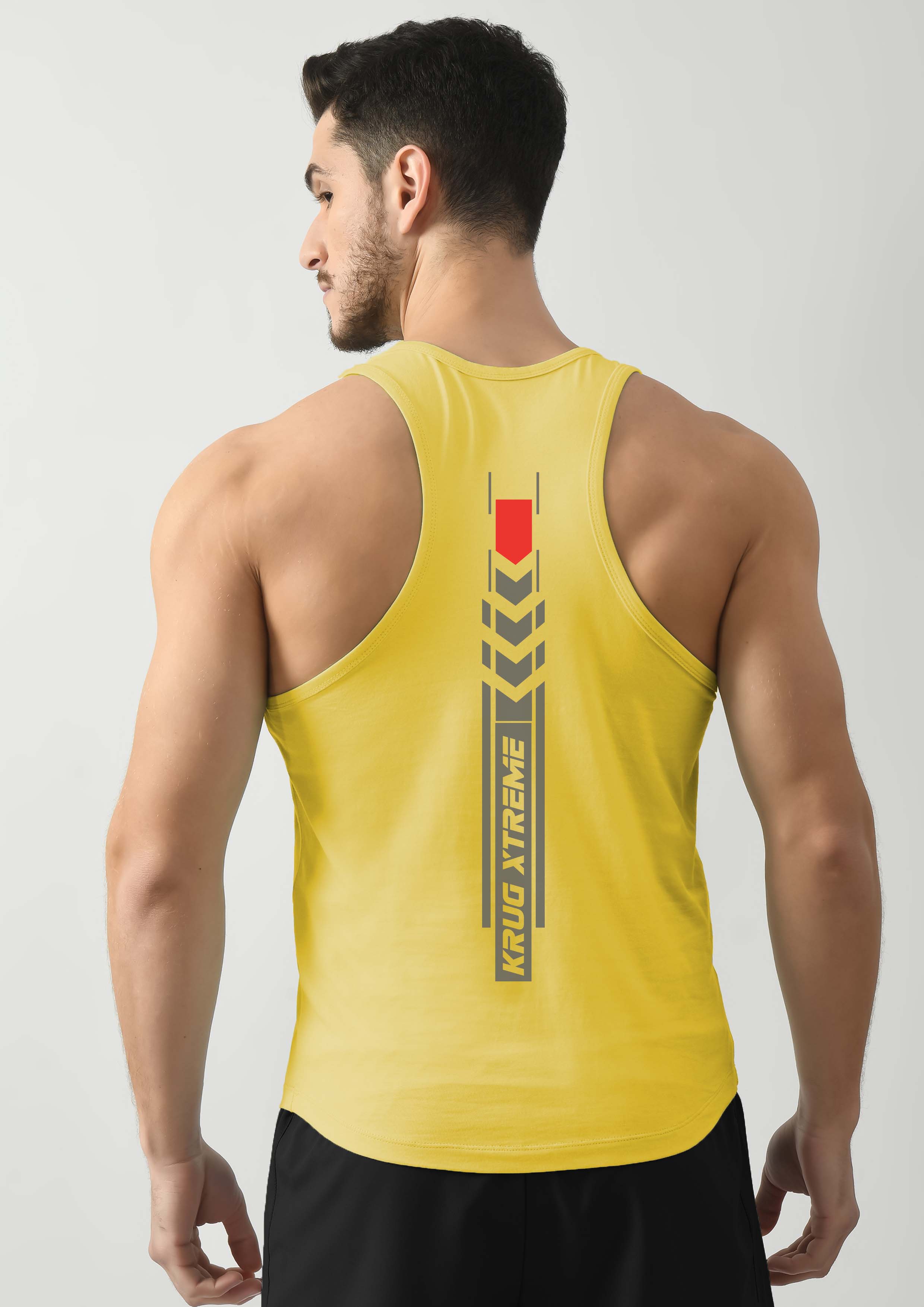 Canary Yellow Wide Stringer For Mens